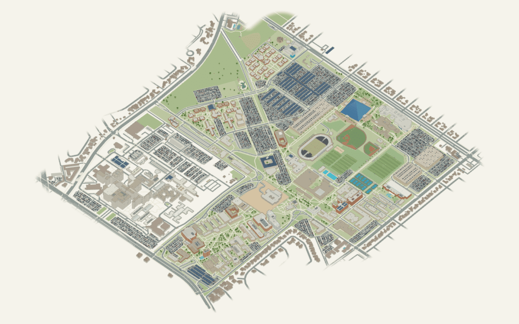 California State University, Long Beach campus map