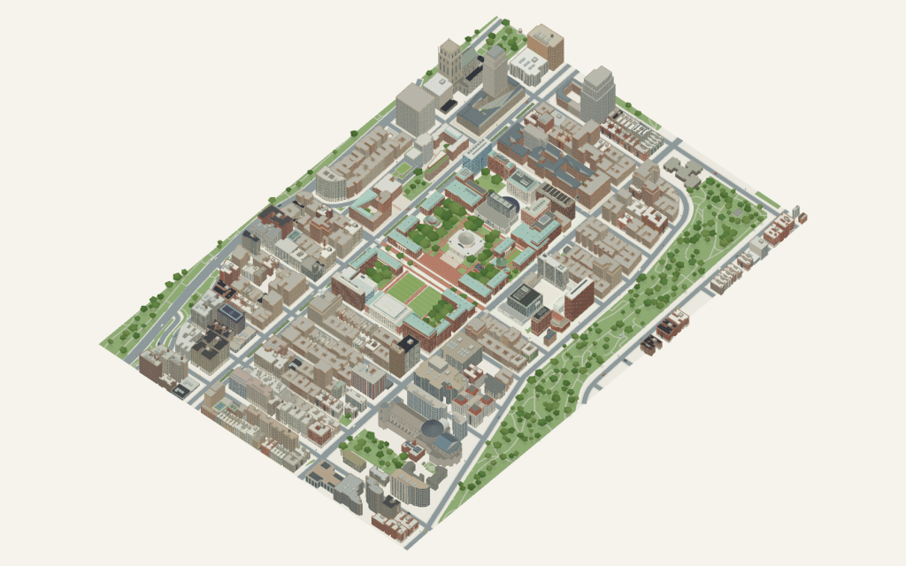 Columbia University campus map