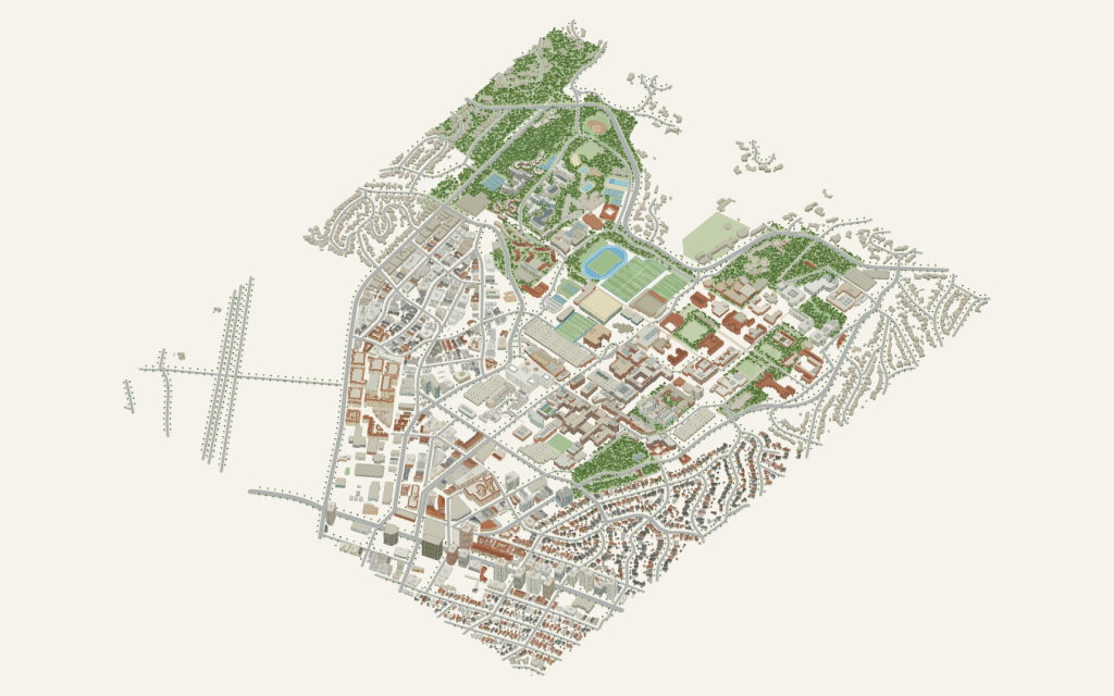 University of California, Los Angeles campus map