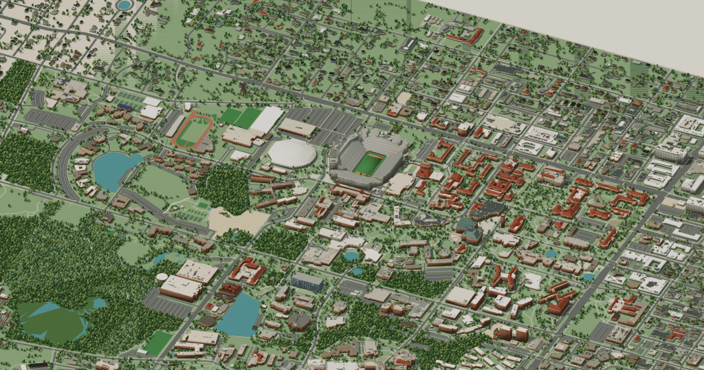 University of Florida campus map
